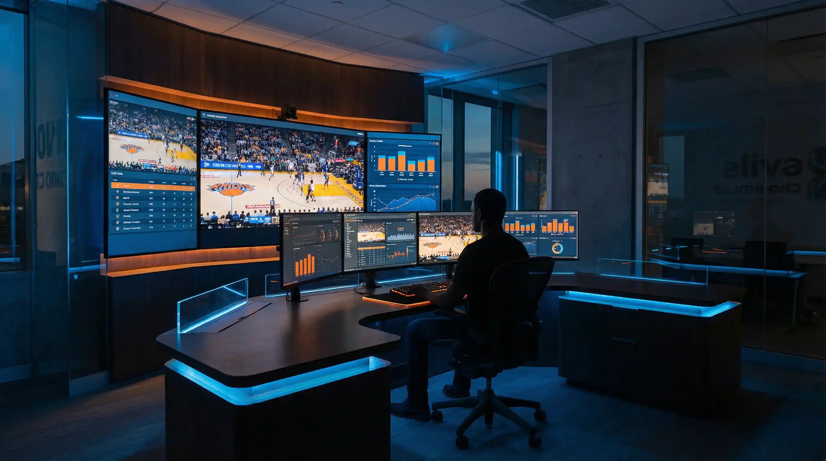 Sports betting monitoring dashboard showing integrity alert systems